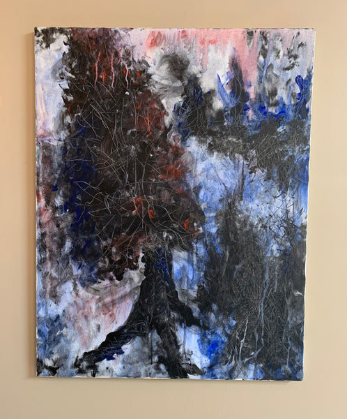 Dark Tree-Painting on canvass
