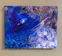 Purple Pegasus-Painting on canvass